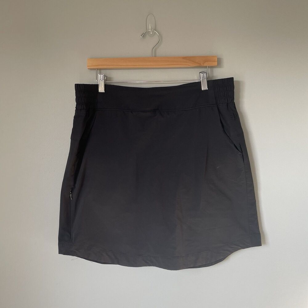 Coolibar Women's Pisa Travel Skort Skirt Athletic Active Outdoor Size Large